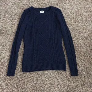 Navy sweater